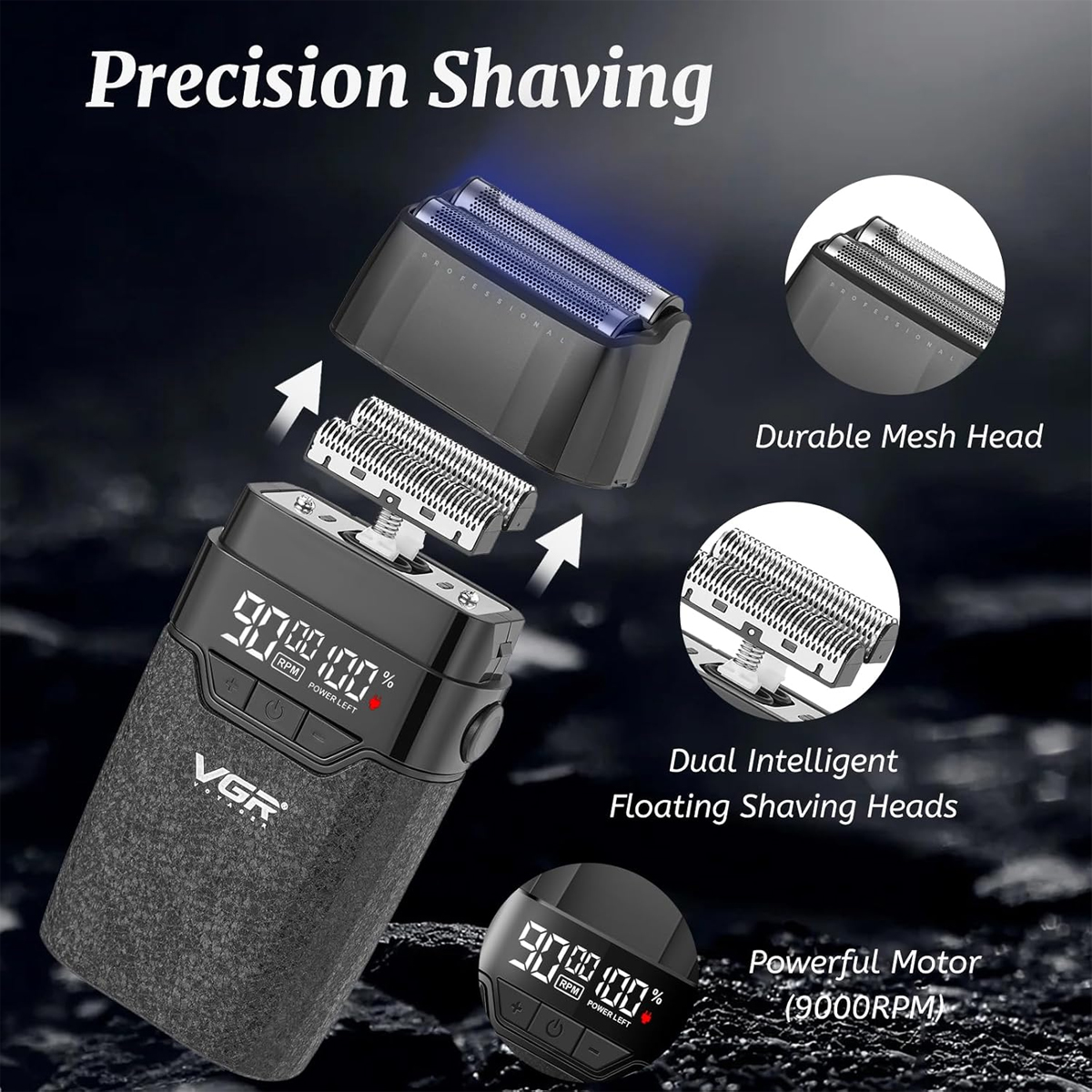 VGR V-640 S3 Hair Clipper Set Image 2
